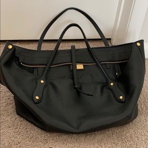Black leather Toto Bag.